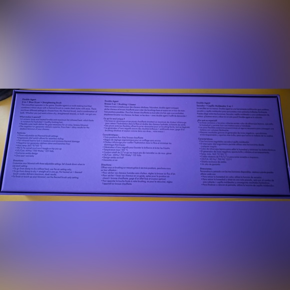 Amika Double Agent Blow Dryer and Straightening Brush - Picture 3 of 3